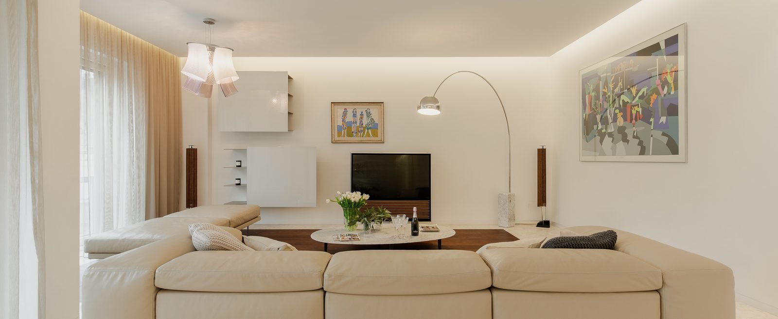 Camera da letto dell'appartamento Grand Residence Roma (formato wide 1600x658)